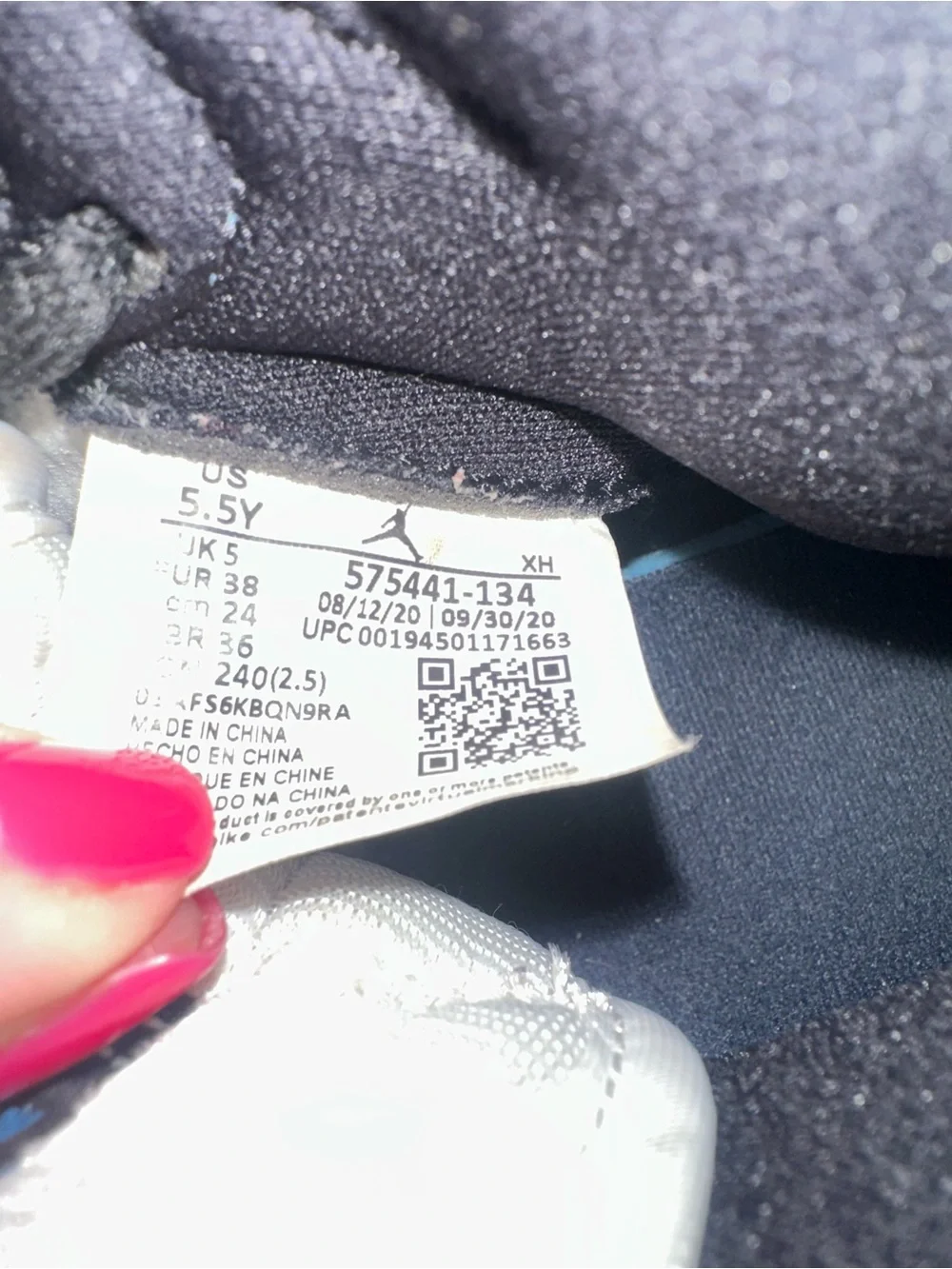 Nike Air Jordan’s in 5.5Y